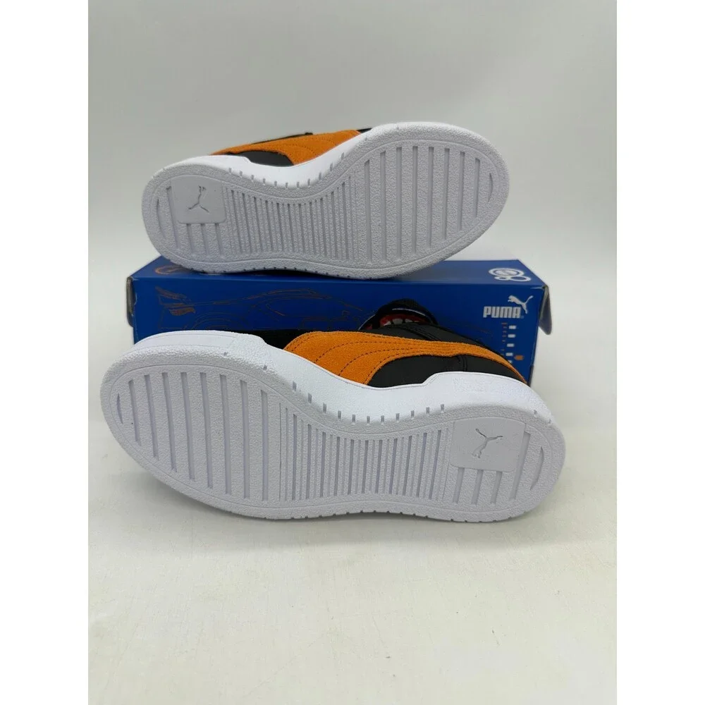Puma CA Pro Hot Wheels Kids Size 2.5C Black Yellow Athletic Shoes 403431 01